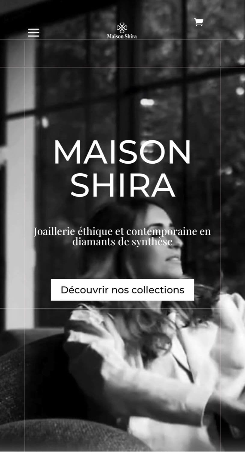 Maison Shira — expérience mobile