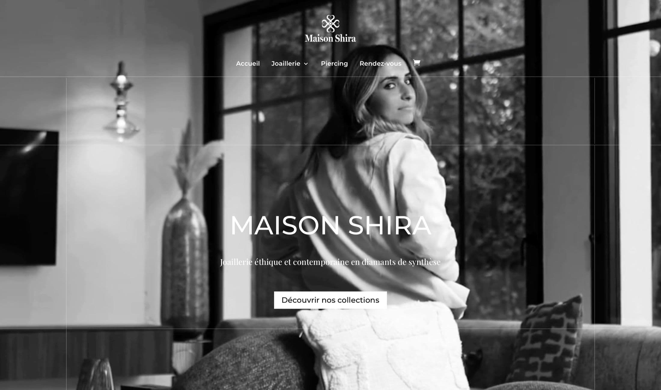 Maison Shira — expérience desktop